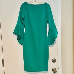 vince camuto green sequin dress Vince Camuto | Dresses | Vince Camuto Emerald Green Sequined Long Sleeve Dress Size 2 New